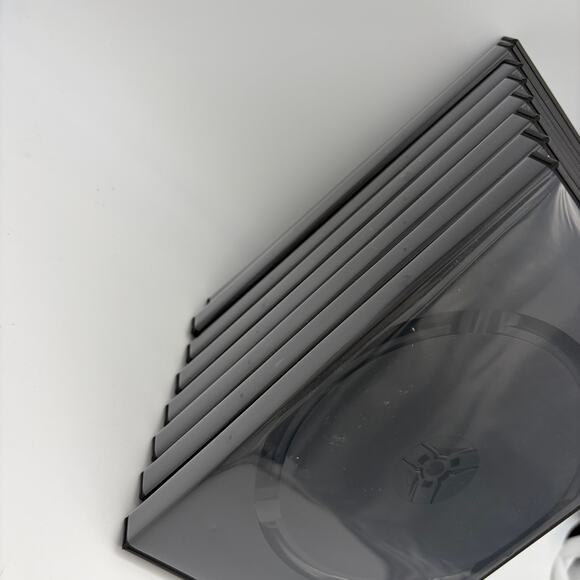 Lot of 8 Standard Black Single Disc DVD Game Cases - Picture 3 of 5